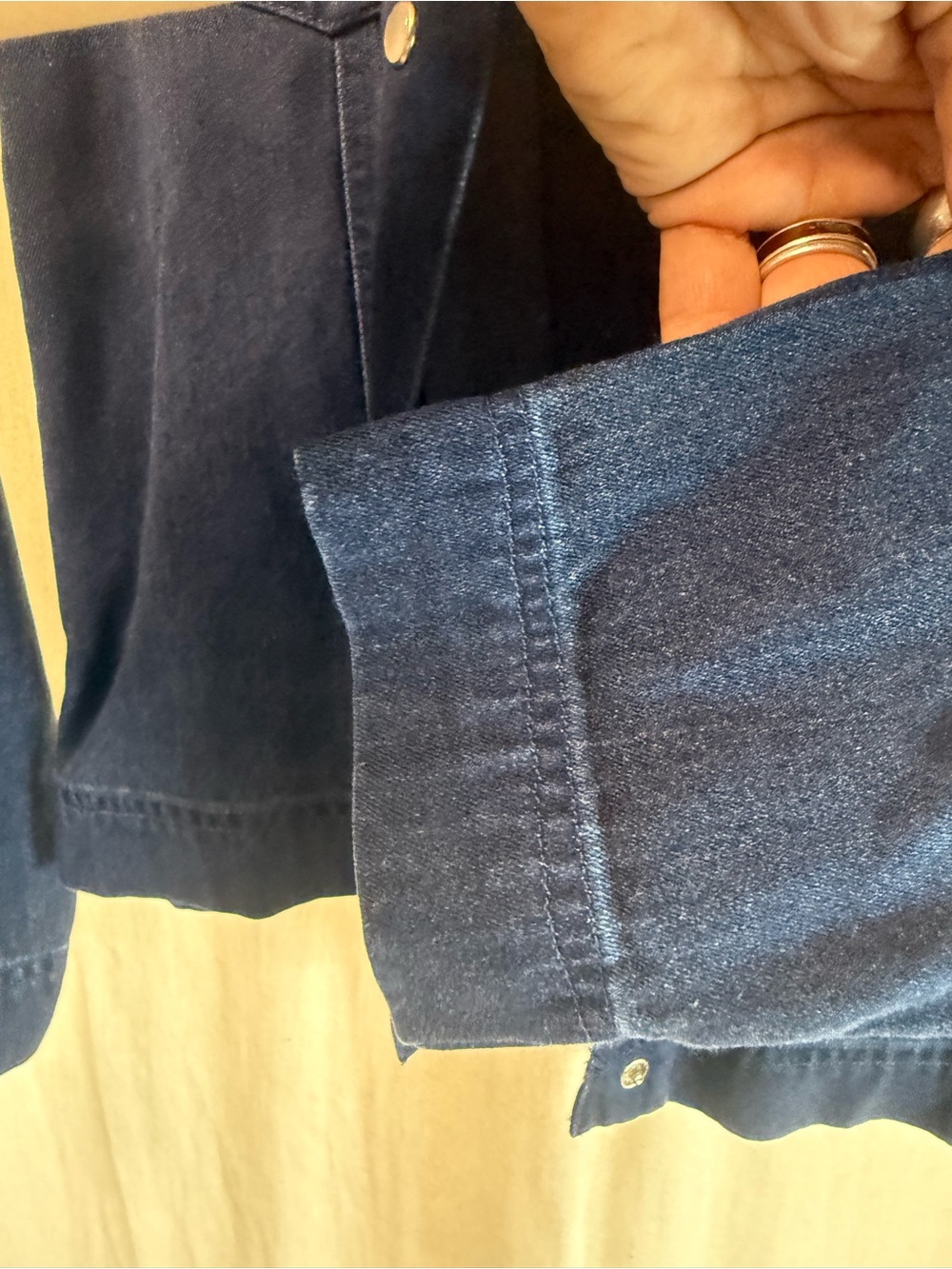 Classic Women's Dark Blue Denim Jacket - Unbranded - Picture 5 of 8